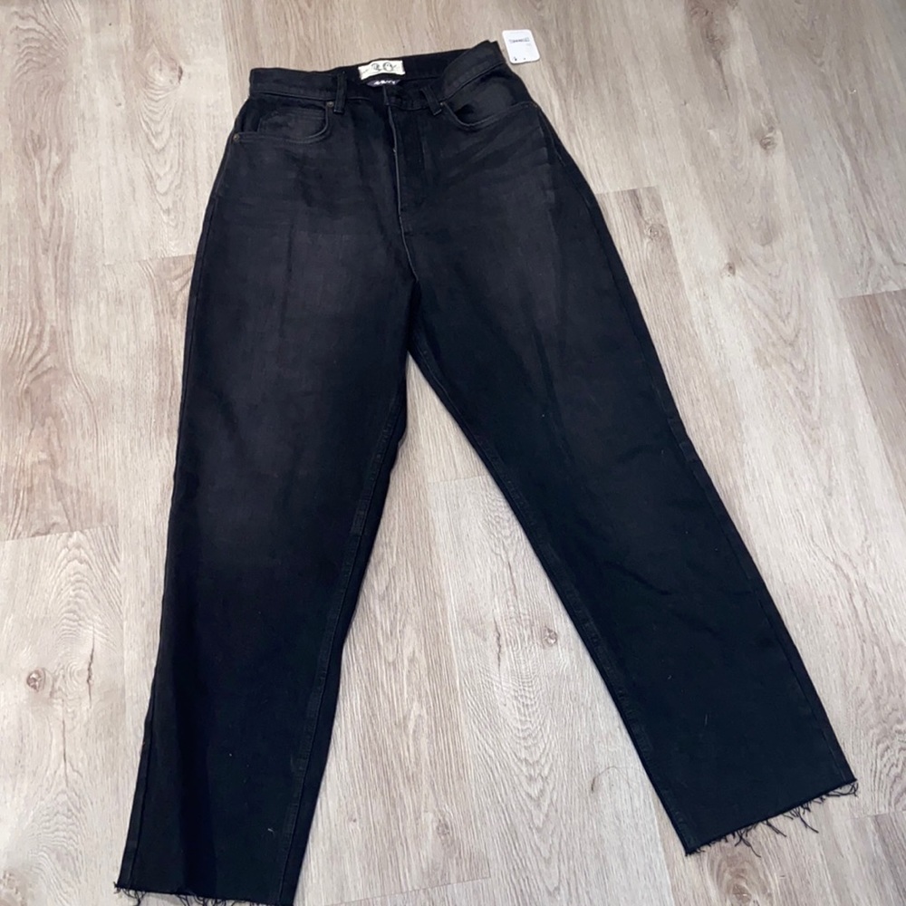 NWT We The Free Crvy Black Button Fly Jeans